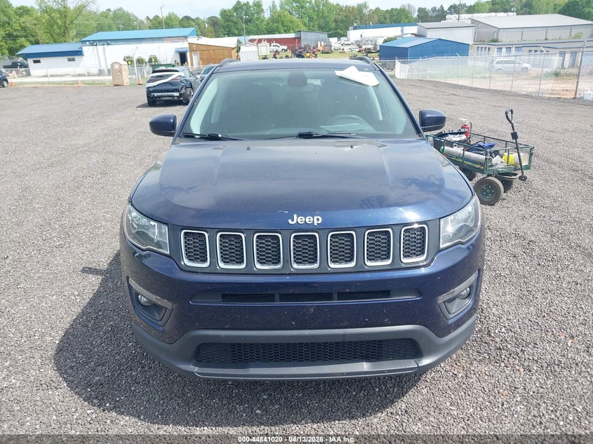 3C4NJCBB4MT538485 2021 Jeep Compass 2.4 Latitude Fwd blue