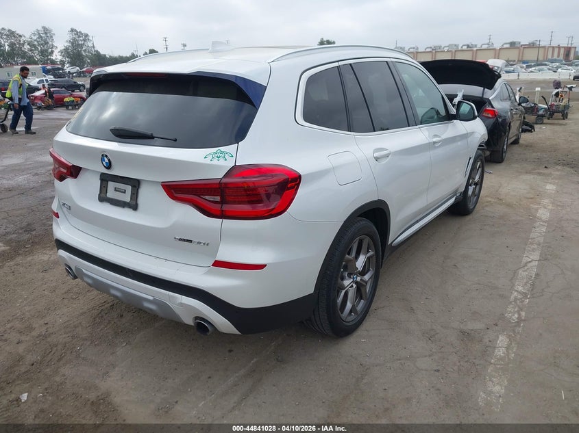 2020 BMW X3 2.0 Sdrive30I white Lot 111044841028 Vin 5UXTY3C02L9D67857