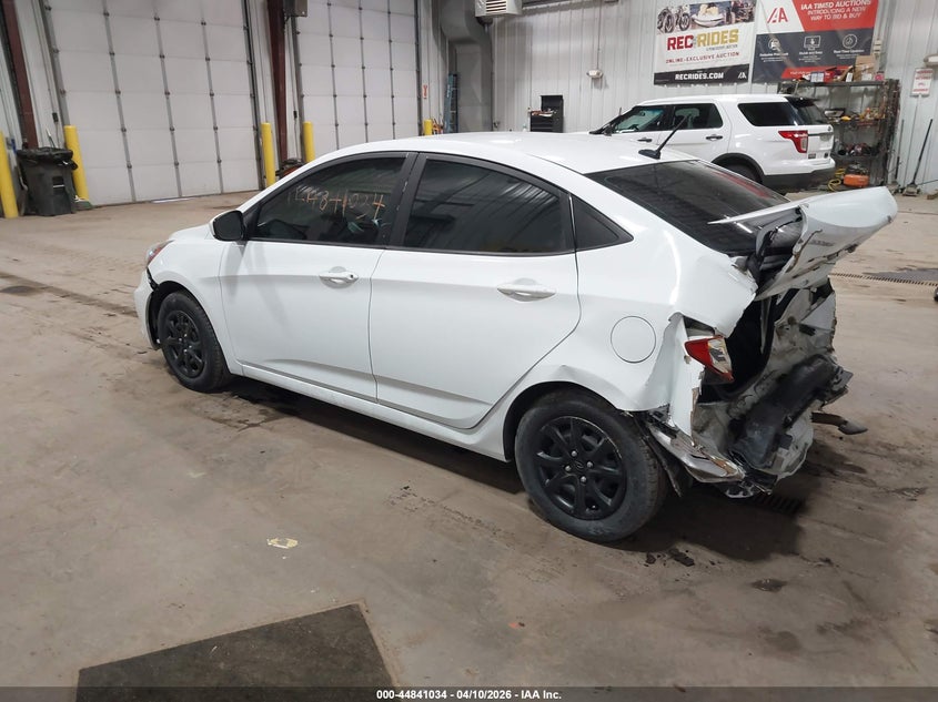 KMHCT4AE9CU209302 2012 Hyundai Accent 1.6 Gls white