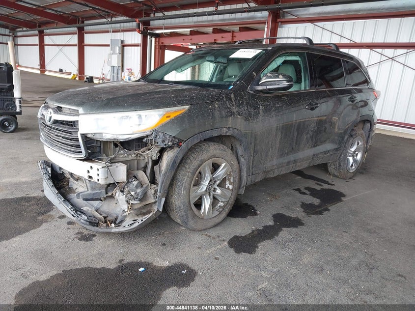 2016 Toyota Highlander Limited V6 5TDDKRFH9GS232181 photo 1