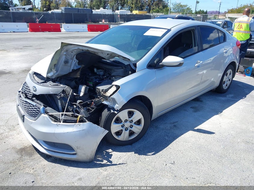 2016 Kia Forte 1.8 Lx Silver Lot 111044841150 Vin KNAFK4A69G5533392