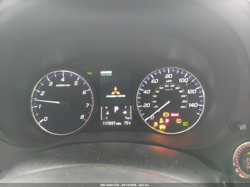 2019 Mitsubishi Outlander Se VIN: JA4AZ3A30KZ044481 Lot: 44841230