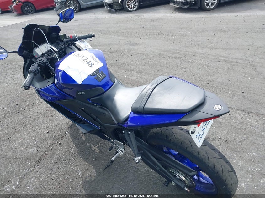 2023 Yamaha Yzfr3 A VIN: MH3RH18Y4PK012748 Lot: 44841248