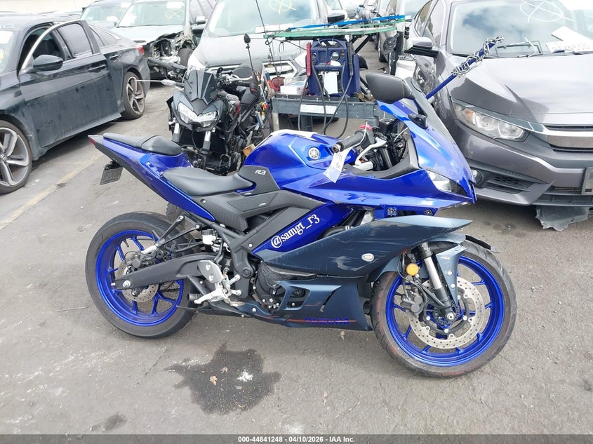 2023 Yamaha Yzfr3 A VIN: MH3RH18Y4PK012748 Lot: 44841248