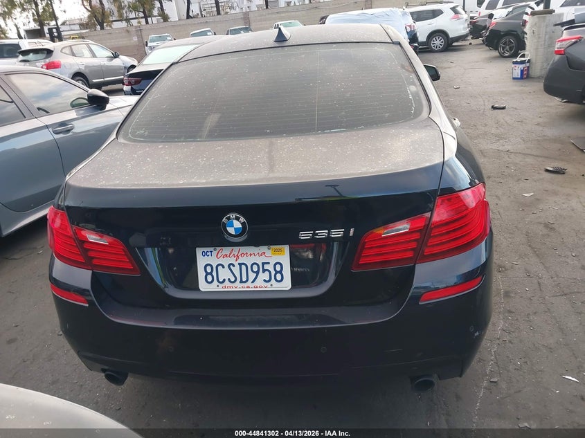 2015 BMW 5er 3.0 535I black Lot 111044841302 Vin WBA5B1C54FD918202
