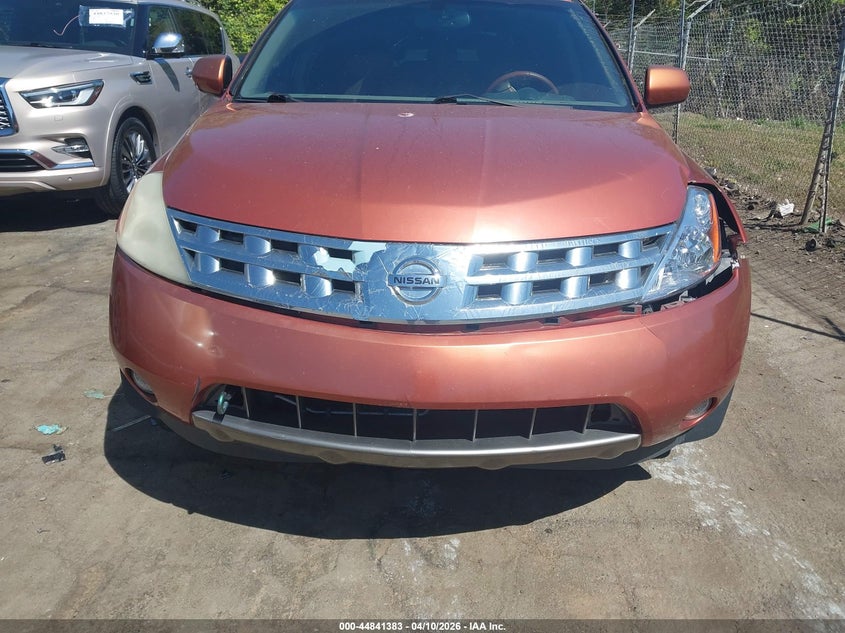 2003 Nissan Murano Sl VIN: JN8AZ08T93W110723 Lot: 44841383