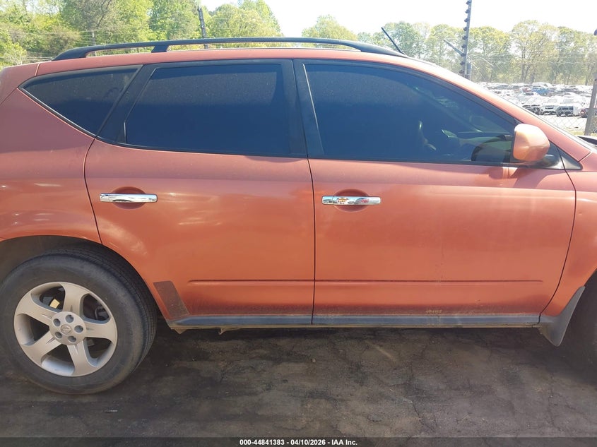 2003 Nissan Murano Sl VIN: JN8AZ08T93W110723 Lot: 44841383