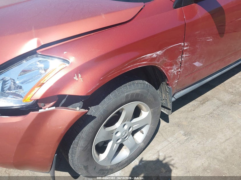 2003 Nissan Murano Sl VIN: JN8AZ08T93W110723 Lot: 44841383