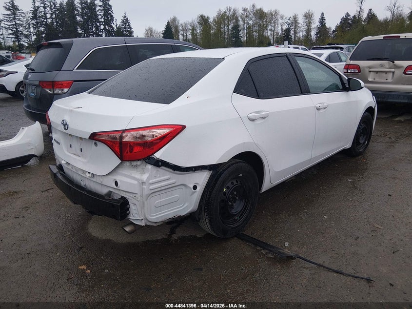 2017 Toyota Corolla 1.8 white Lot 111044841396 Vin 5YFBURHE1HP660552