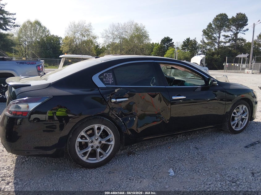 2013 Nissan Maxima 3.5 3.5 Sv black Lot 111044841444 Vin 1N4AA5AP2DC845677