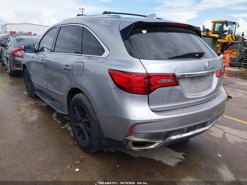 2017 Acura Mdx 3.5 silver Lot 111044841511 Vin 5FRYD3H30HB010871