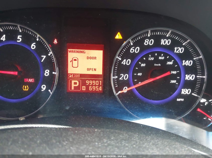 2011 Infiniti Fx35 VIN: JN8AS1MW0BM733426 Lot: 44841515