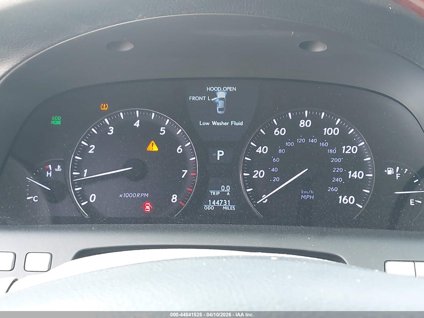 2012 Lexus Ls 460 L VIN: JTHGL5EF9C5046657 Lot: 44841525