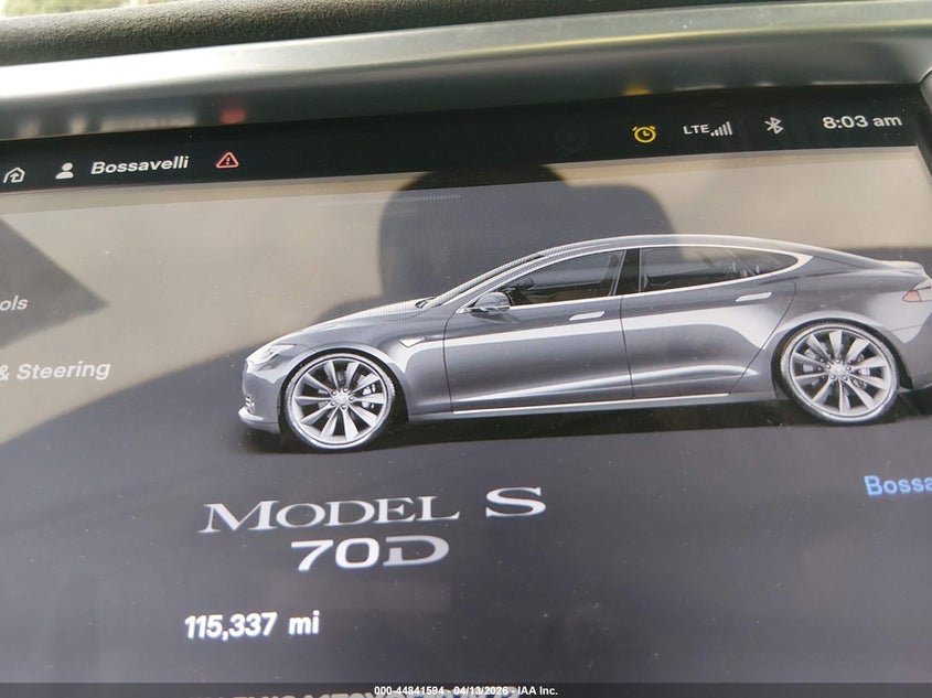 2016 Tesla Model S 60D/70D/75D/85D/90D VIN: 5YJSA1E2XGF127873 Lot: 44841594