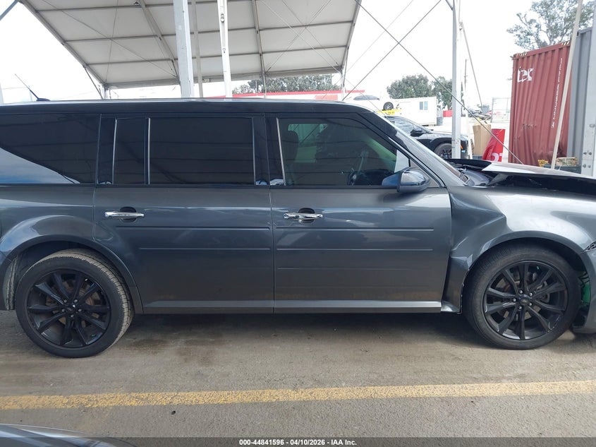 2FMGK5C87KBA39284 2019 Ford Flex 3.5 Sel grey