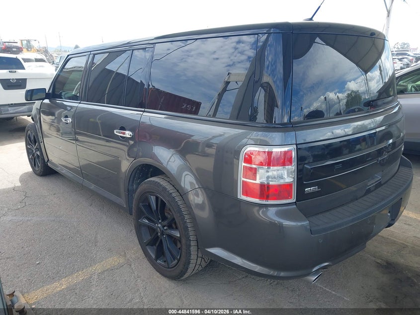 2FMGK5C87KBA39284 2019 Ford Flex 3.5 Sel grey