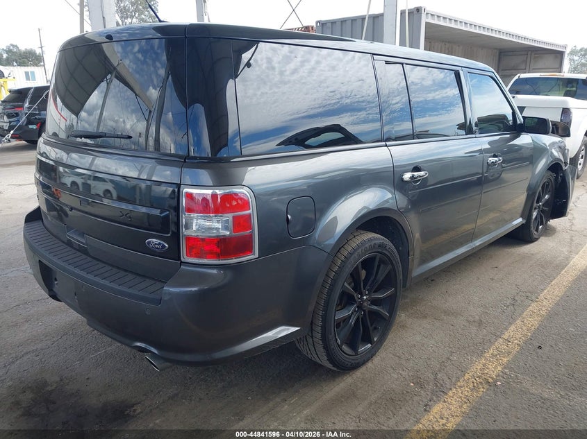 2FMGK5C87KBA39284 2019 Ford Flex 3.5 Sel grey