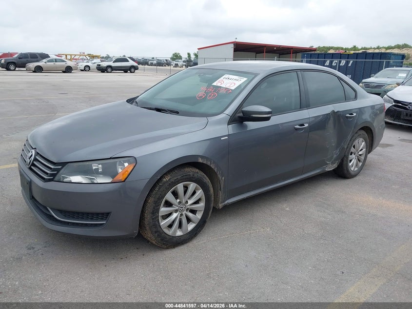 2014 Volkswagen Passat 1.8 1.8T Wolfsburg Edition grey Lot 111044841597 Vin 1VWAS7A36EC092931
