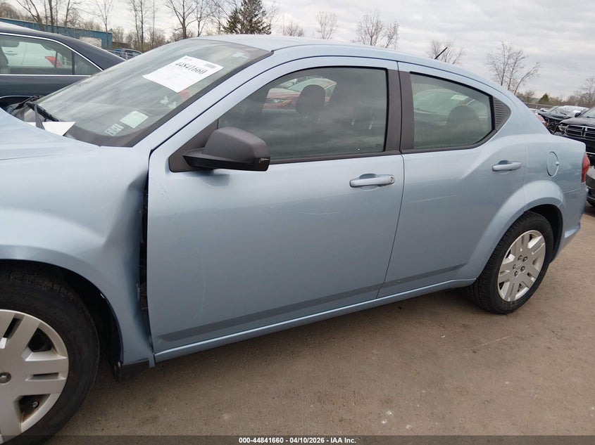 2013 Dodge Avenger Se VIN: 1C3CDZAB4DN582963 Lot: 44841660