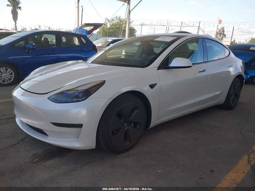 5YJ3E1EA7MF939515 2021 Tesla Model 3 Standard Range Plus Rear-Wheel Drive white