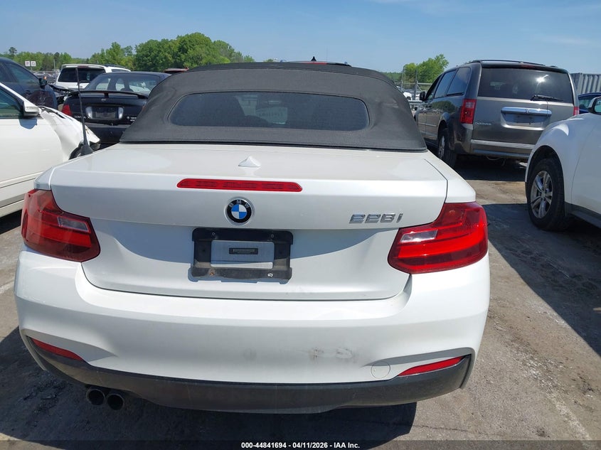 2016 BMW 228I VIN: WBA1K9C5XGV322570 Lot: 44841694