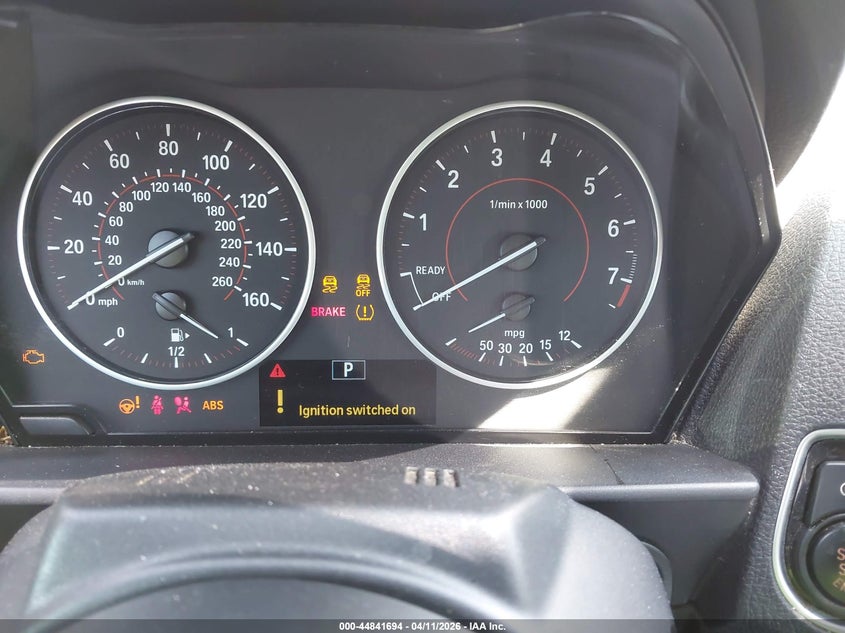 2016 BMW 228I VIN: WBA1K9C5XGV322570 Lot: 44841694