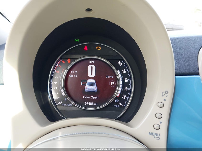 VIN 3C3CFFKR2HT700261 2017 FIAT 500 POP