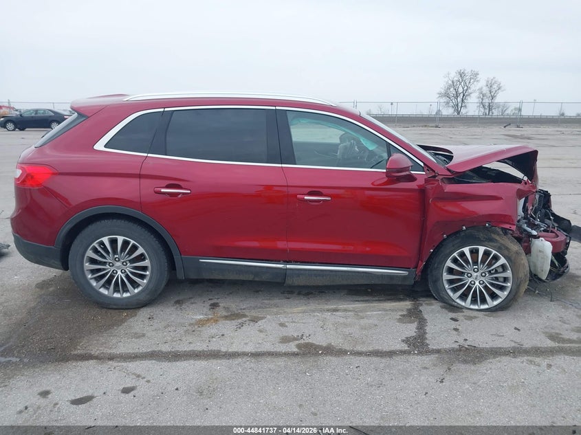 2017 Lincoln Mkx 3.7 Mkx Select red Lot 111044841737 Vin 2LMPJ8KR2HBL53887