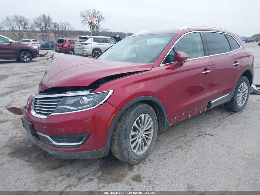 2017 Lincoln Mkx 3.7 Mkx Select red Lot 111044841737 Vin 2LMPJ8KR2HBL53887