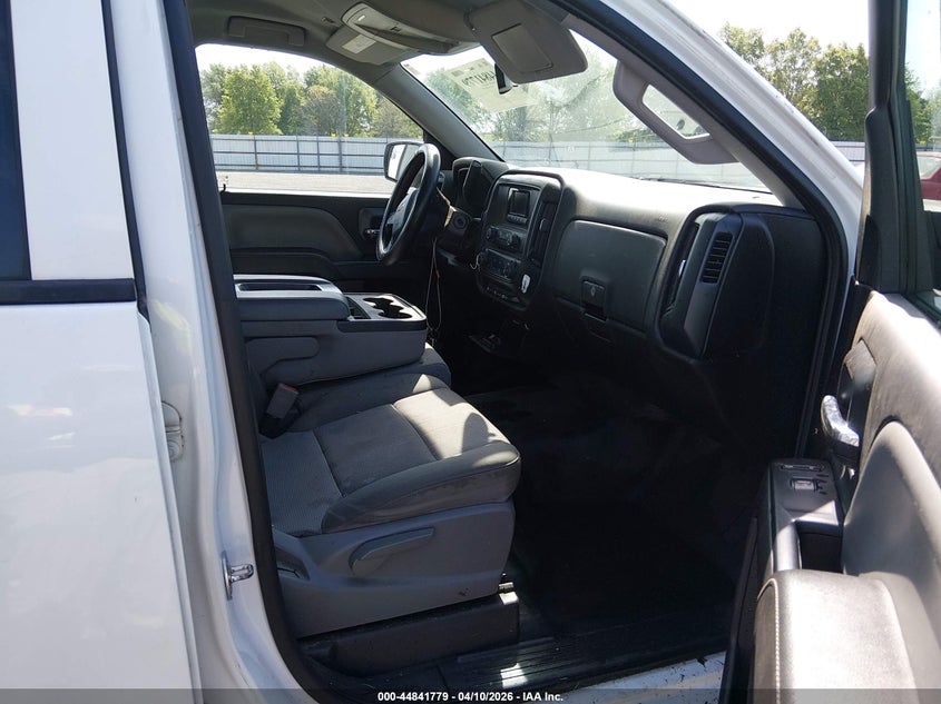 2015 Chevrolet Silverado 5.3 1500 Ls white Lot 111044841779 Vin 3GCPCPEC7FG411966