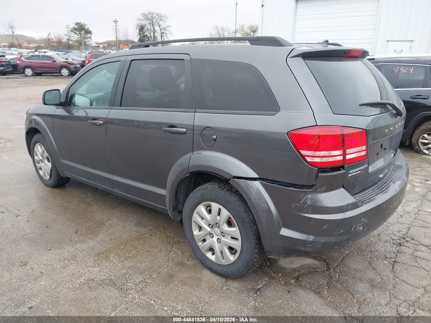 2018 Dodge Journey 2.4 Se grey Lot 111044841836 Vin 3C4PDCAB8JT375739