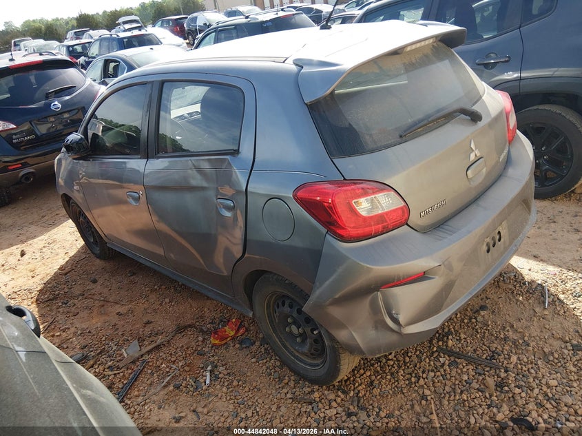 2017 Mitsubishi Mirage 1.2 Es grey Lot 111044842048 Vin ML32A3HJ7HH011131