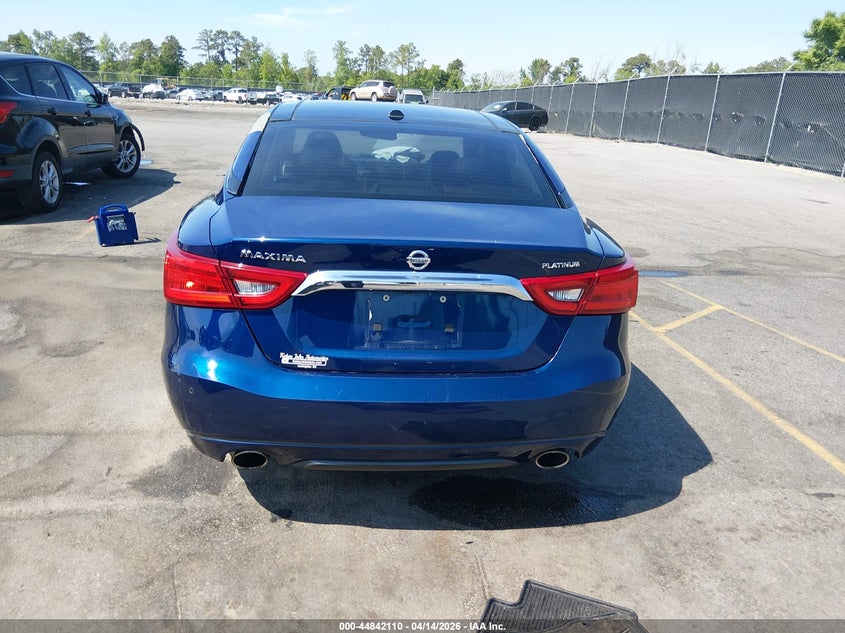 2017 Nissan Maxima 3.5 Platinum VIN: 1N4AA6AP6HC371826 Lot: 44842110
