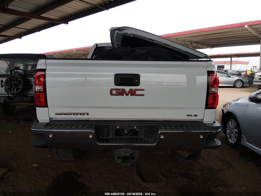 2016 Gmc SIERRA 6.0 2500Hd Sle white Lot 111044842130 Vin 1GT12SEG2GF307323