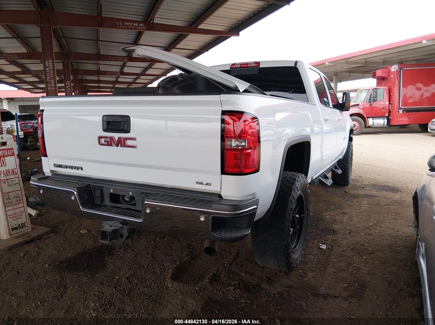 2016 Gmc SIERRA 6.0 2500Hd Sle white Lot 111044842130 Vin 1GT12SEG2GF307323