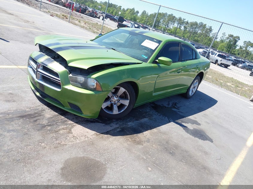 2014 Dodge Charger 3.6 Se green Lot 111044842173 Vin 2C3CDXBGXEH170491