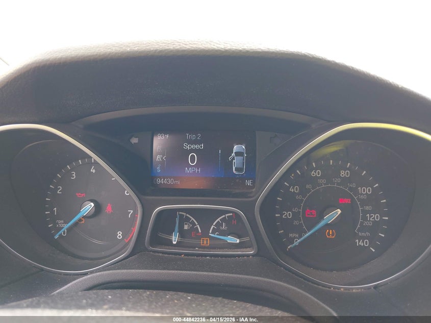 2017 Ford Focus Se VIN: 1FADP3FE8HL237241 Lot: 44842236