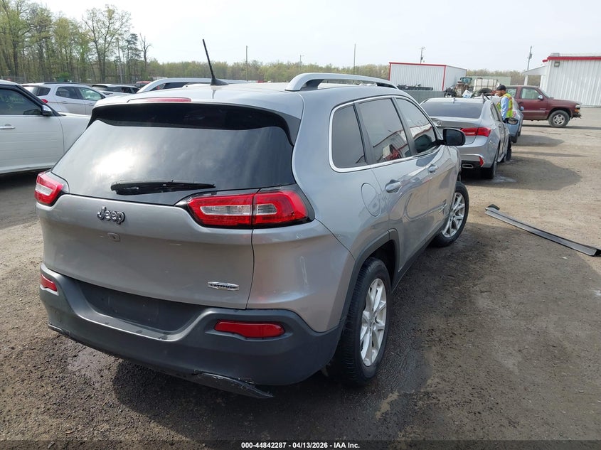 2017 Jeep Cherokee 2.4 Latitude Fwd silver Lot 111044842287 Vin 1C4PJLCB4HW603584