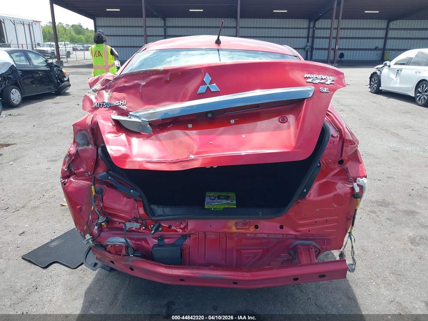 2017 Mitsubishi Mirage G4 Se VIN: ML32F4FJ1HHF14750 Lot: 44842320