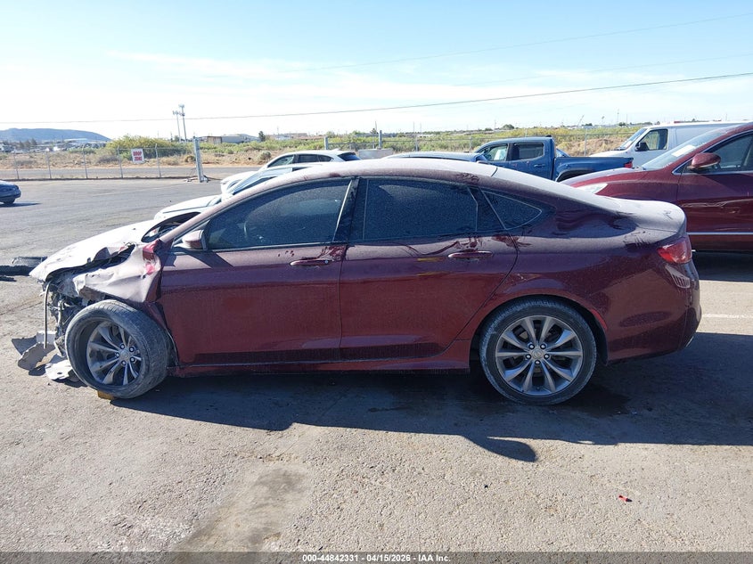 2016 Chrysler 200 2.4 S brown Lot 111044842331 Vin 1C3CCCBB2GN107329