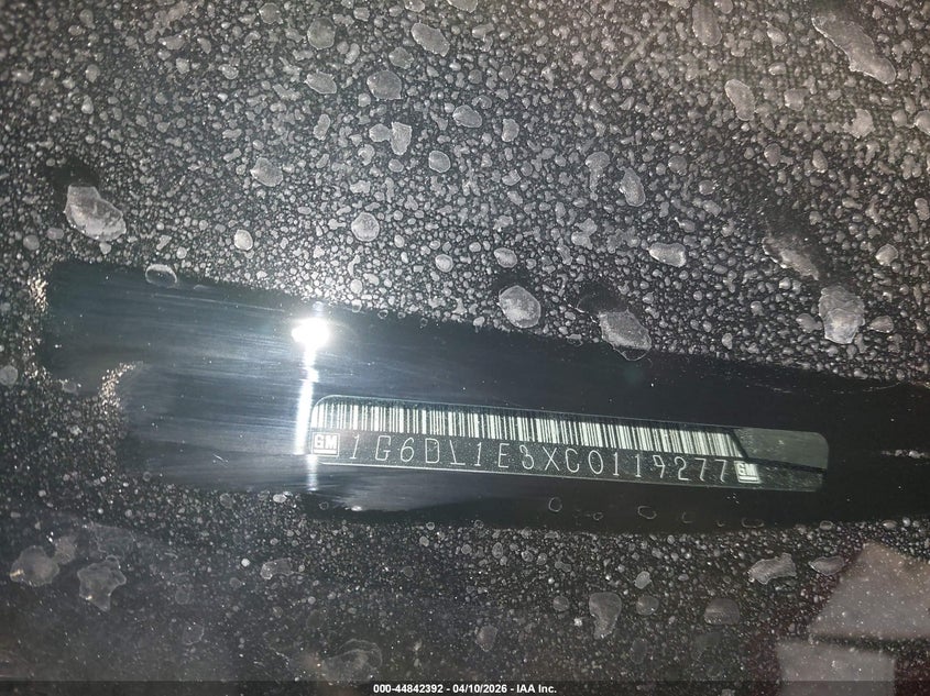 2012 Cadillac Cts Performance VIN: 1G6DL1E3XC0119277 Lot: 44842392