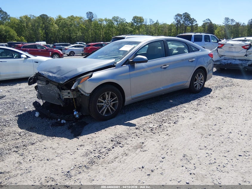 2016 Hyundai Sonata 2.4 Se silver Lot 111044842401 Vin 5NPE24AF2GH388663