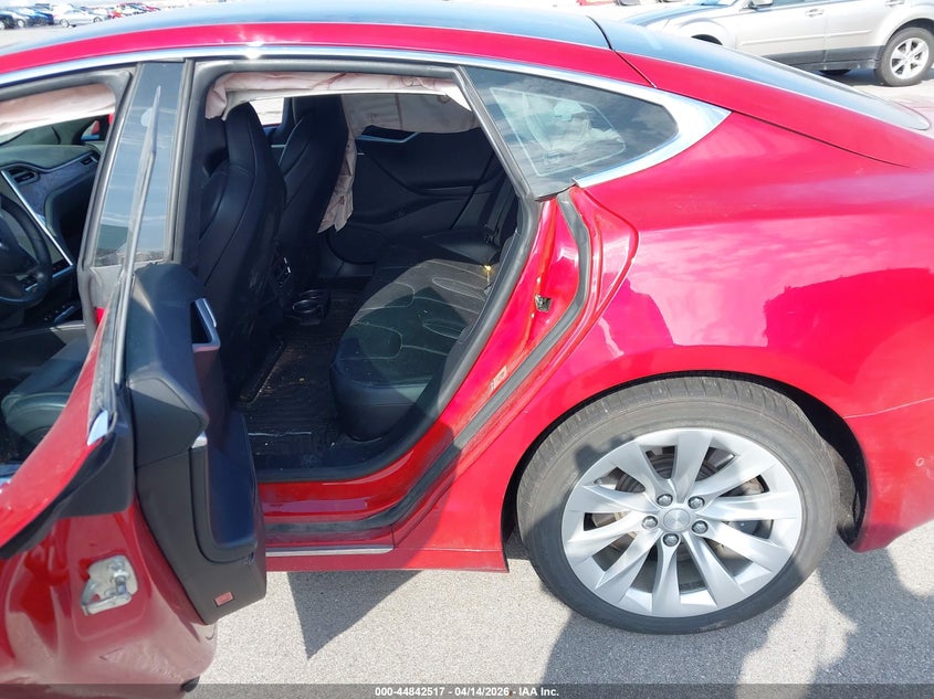 2017 Tesla Model s 100d 60d 75d 90d p100d Red Lot 111044842517 Vin 5YJSA1E28HF192741