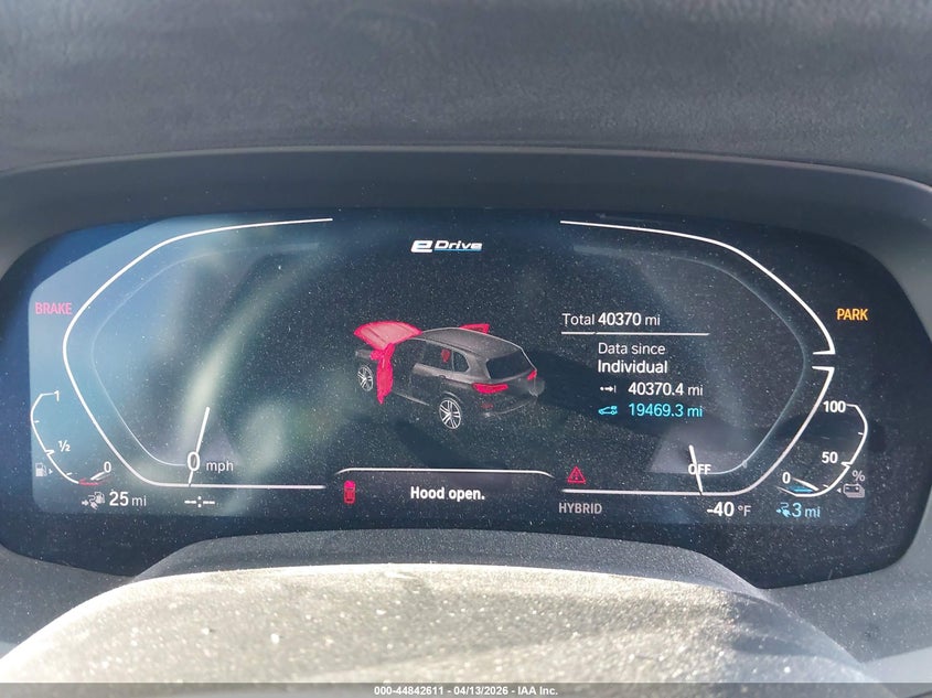 2022 BMW X5 Phev xDrive45E VIN: 5UXTA6C07N9M02897 Lot: 44842611