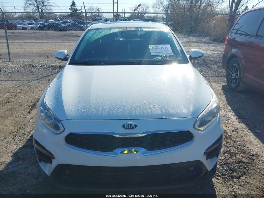 2019 Kia Forte 2.0 S white Lot 111044842626 Vin 3KPF34AD2KE019170