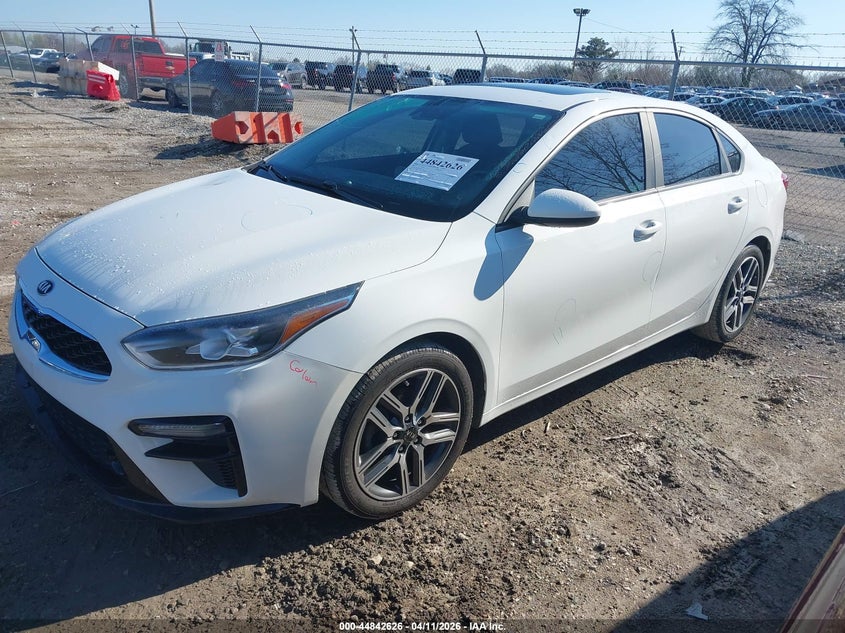 2019 Kia Forte 2.0 S white Lot 111044842626 Vin 3KPF34AD2KE019170