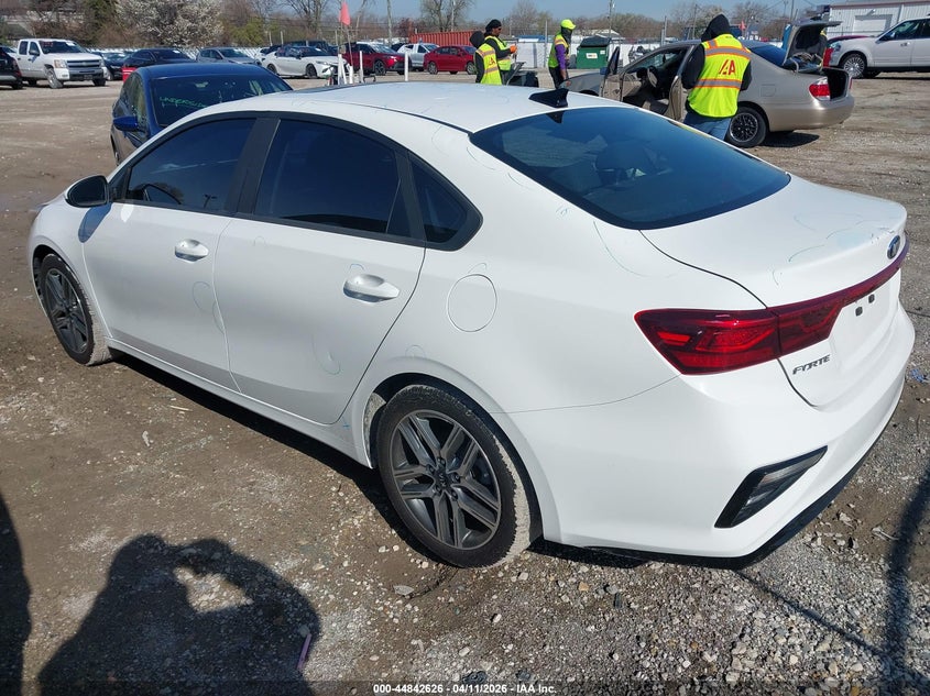 2019 Kia Forte 2.0 S white Lot 111044842626 Vin 3KPF34AD2KE019170