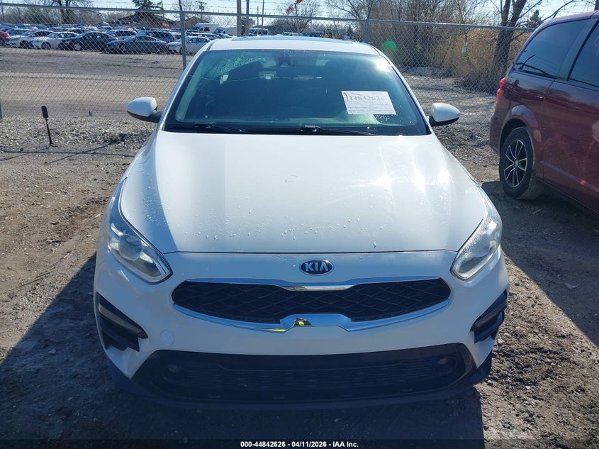 2019 Kia Forte 2.0 S white Lot 111044842626 Vin 3KPF34AD2KE019170