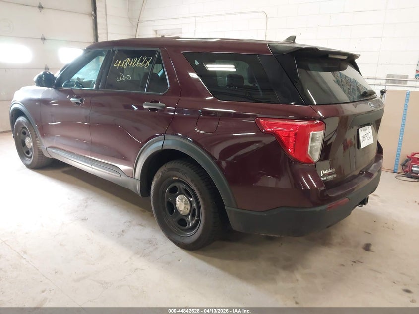 Vin: 1fm5k8aw8mna16257, lot: 45339936, ford police interceptor utility 20213
