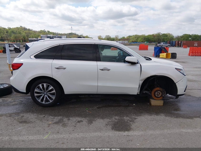 2014 Acura Mdx Technology Package VIN: 5FRYD4H42EB011823 Lot: 44842648